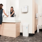 Signature dual sanitiser white in situ