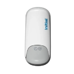 Manual hand sanitiser white front